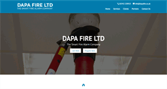 Desktop Screenshot of dapafire.co.uk